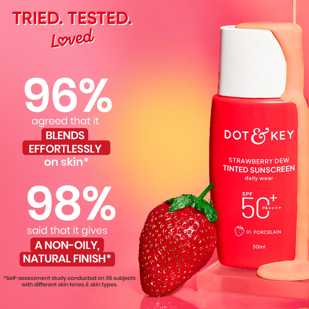 Dot & Key Strawberry Dew Tinted Sunscreen SPF 50+ Pa++++