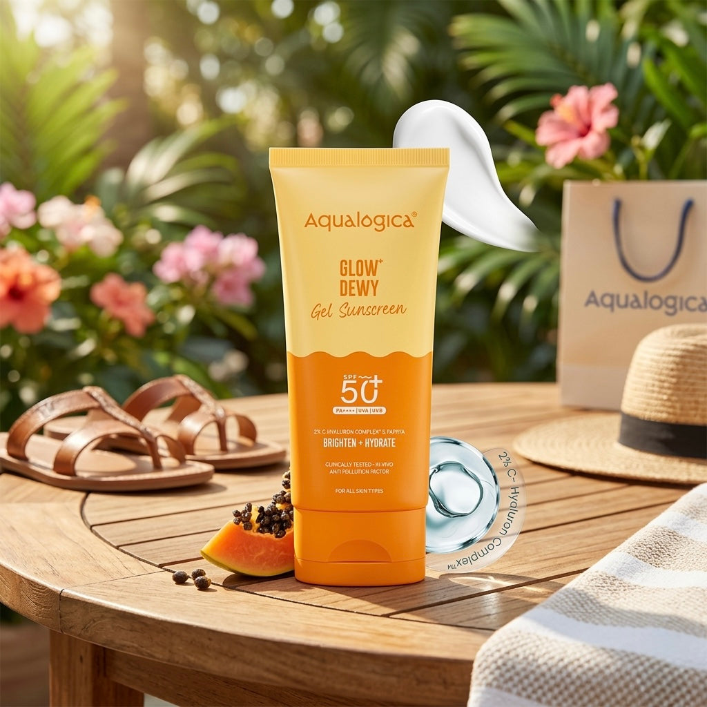 Aqualogica Glow+ Dewy Sunscreen SPF 50+ PA++++ 80 gm