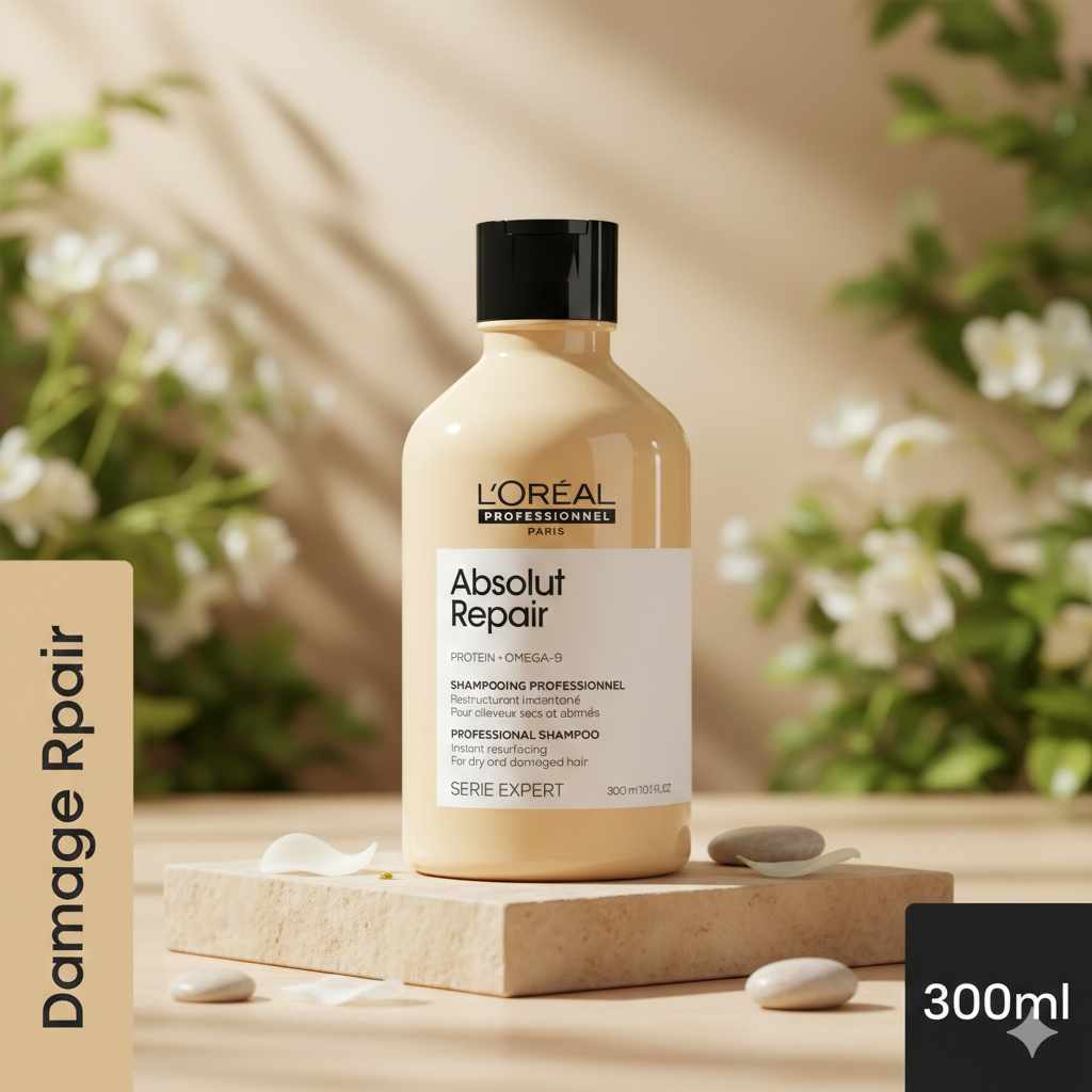 L'OREAL PROFESSIONNEL Absolut Repair Shampoo For Dry and Damaged (300 ml)