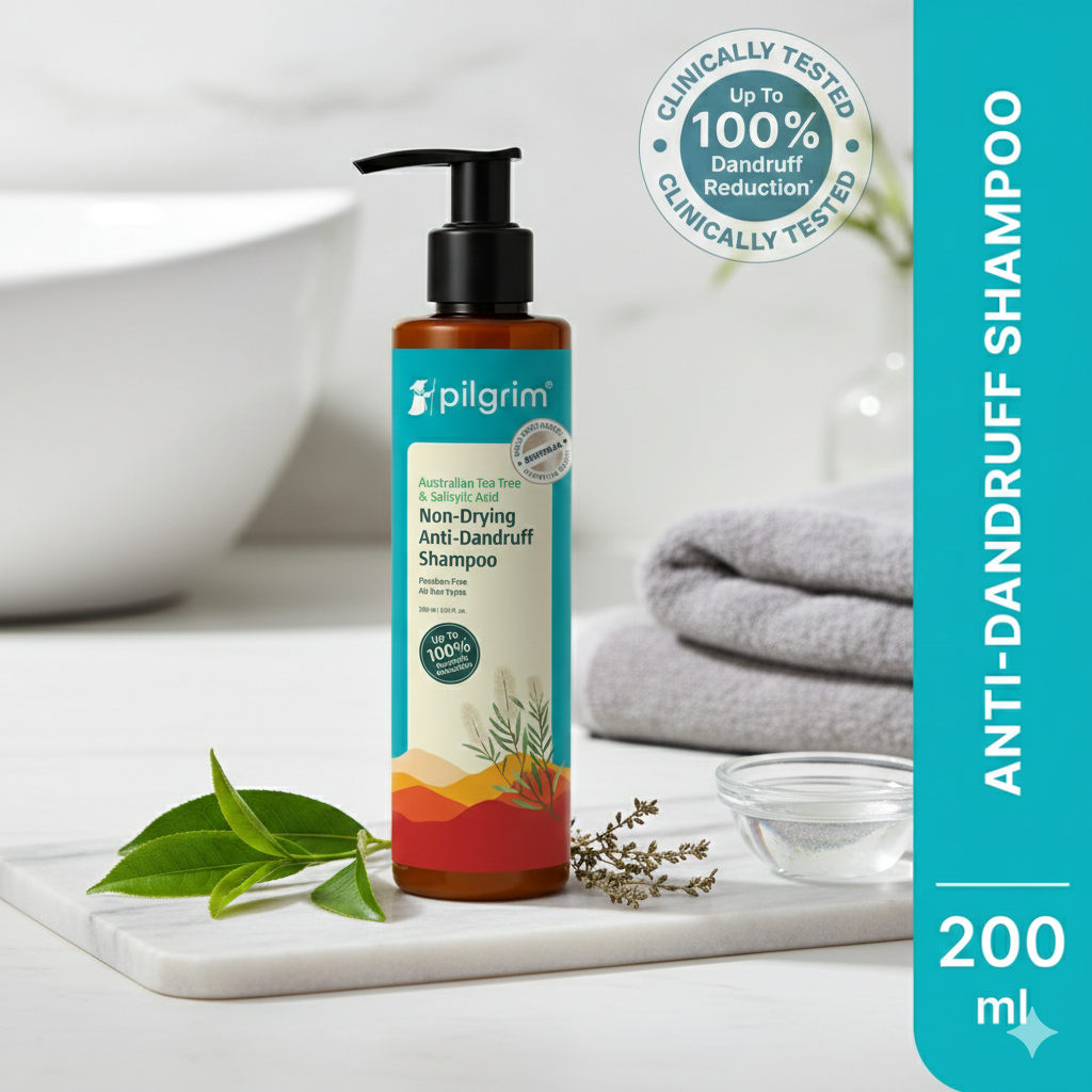 Pilgrim Australian Tea Tree Non-Drying Anti-Dandruff Shampoo 200 ml