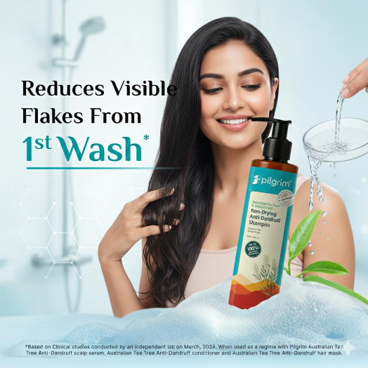 Pilgrim Australian Tea Tree Non-Drying Anti-Dandruff Shampoo 200 ml