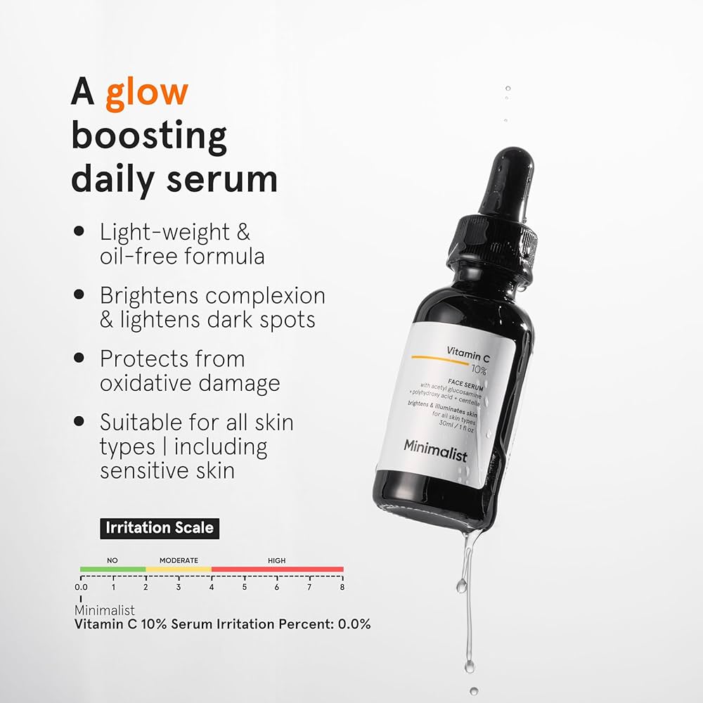 Minimalist Dull Skin, Dark Spots & Uneven Tone Face Serum