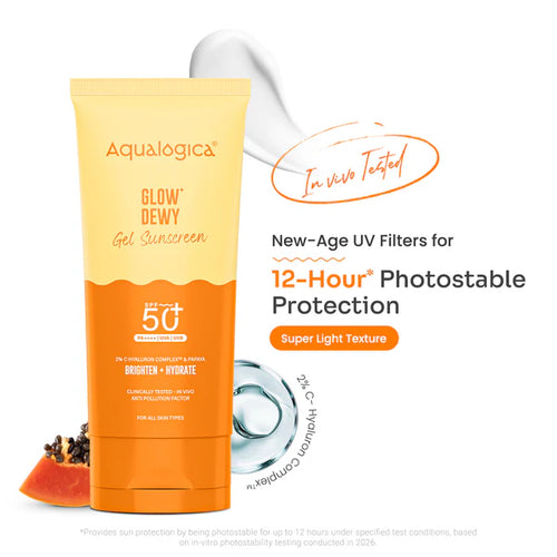 Aqualogica Glow+ Dewy Sunscreen SPF 50+ PA++++ 80 gm