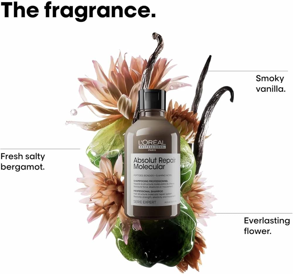 L'Oréal Professionnel Absolut Repair Mo-Free Deep Repairing Shampoo for Damaged Hair-300 ml