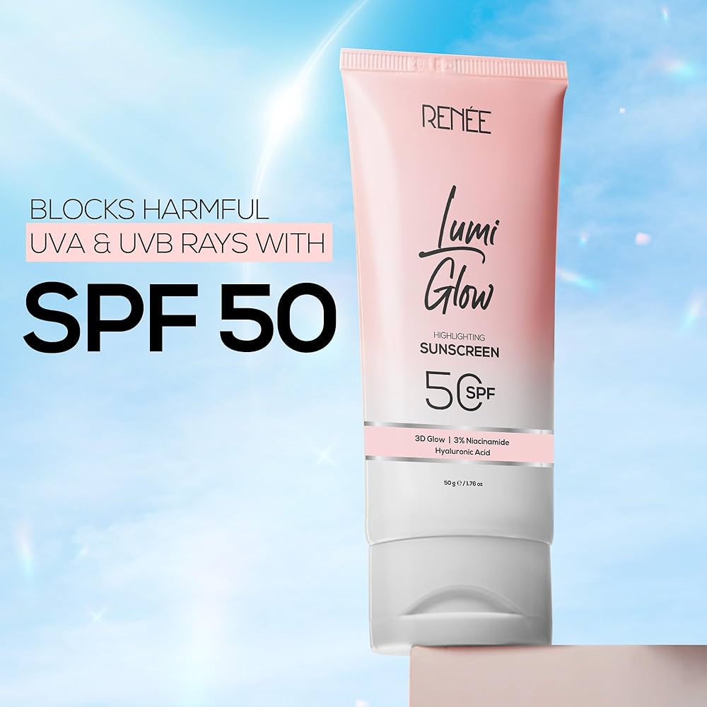 RENEE Lumi Glow Sunscreen SPF 50 -50gms