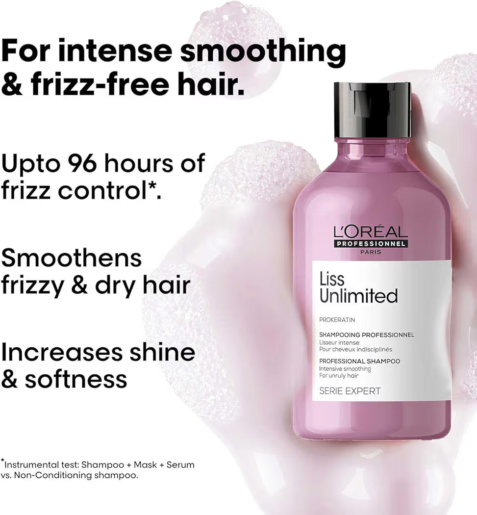 L'Oréal Professionnel Paris Unlimited Shampoo for Frizzy & Unruly Hair - 300ml