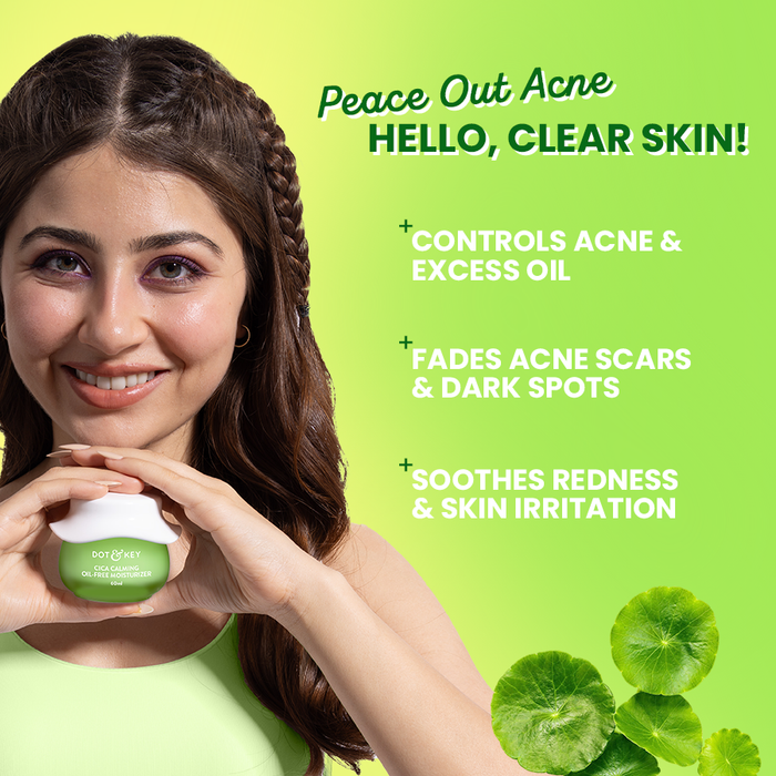 Dot & Key CICA Face Wash for Acne  Green Tea