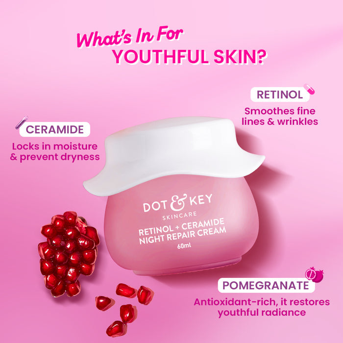 Dot & Key Night Reset Retinol + Ceramide Night Cream