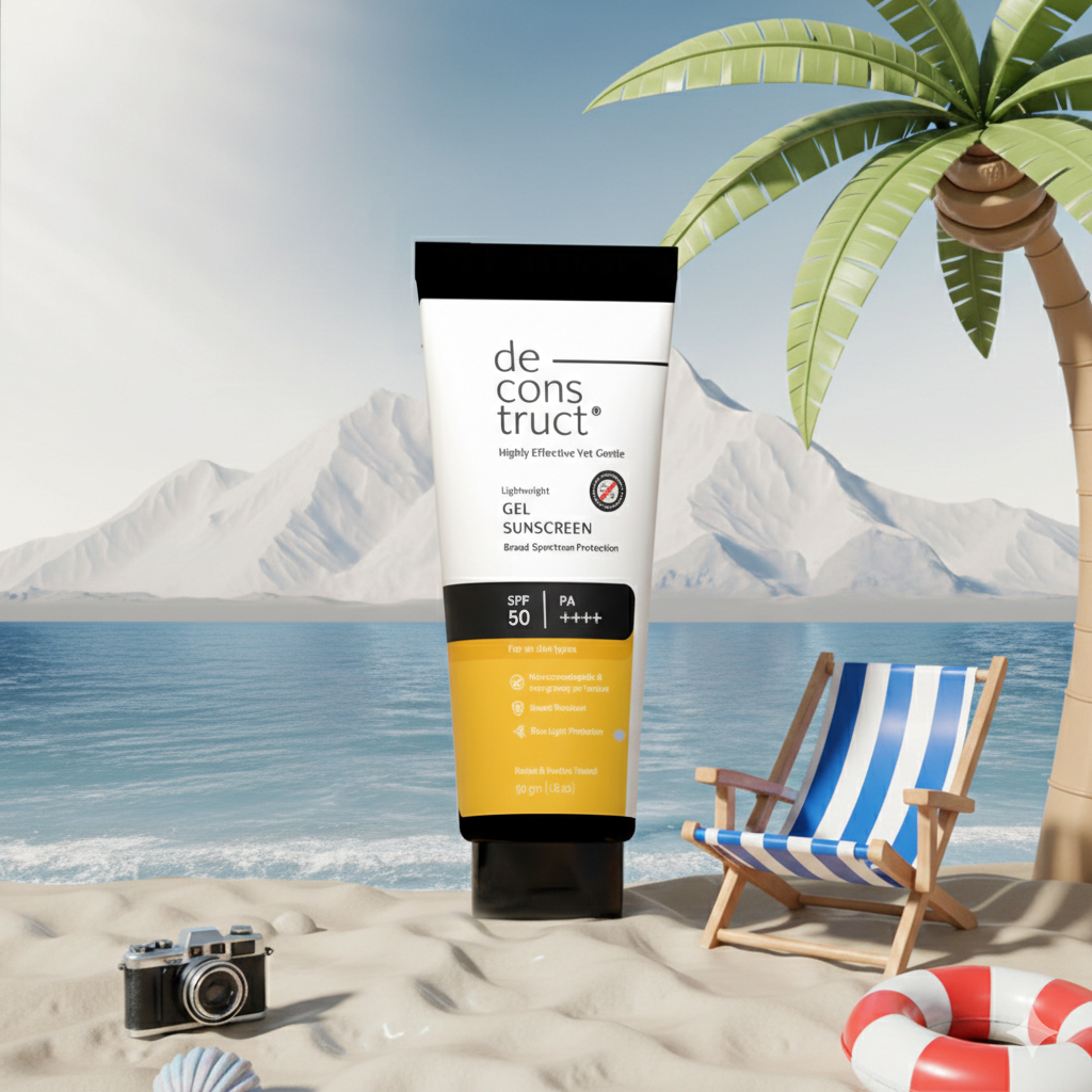 Deconstruct Gel Sunscreen for Oily skin SPF 50 PA+++