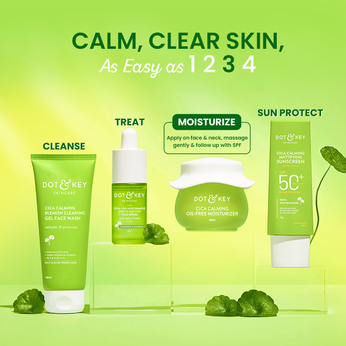 Dot & Key CICA Face Wash for Acne  Green Tea